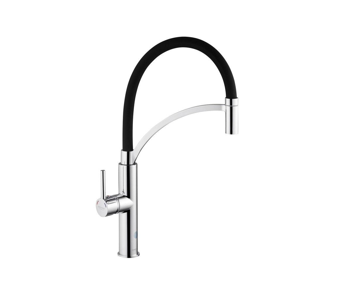 Змішувач для кухні KRONER  ERSEL-C03900BLK ERSEL-C03900BLK