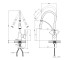 Кухонный смеситель  ERSEL-SCH03393BLK:Чертеж 