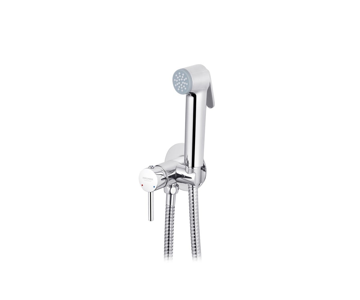 Набор 3 в 1 душова система Kroner Armada-C064K + змішувач Hagen-C010 + змішувач Bidet-C082  KRAC064KC010C082:Фото 14