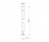 Шланг для душу Kroner KRM - GRP607 Anti-Twist 160 см  KRM-GRP607:Чертеж 