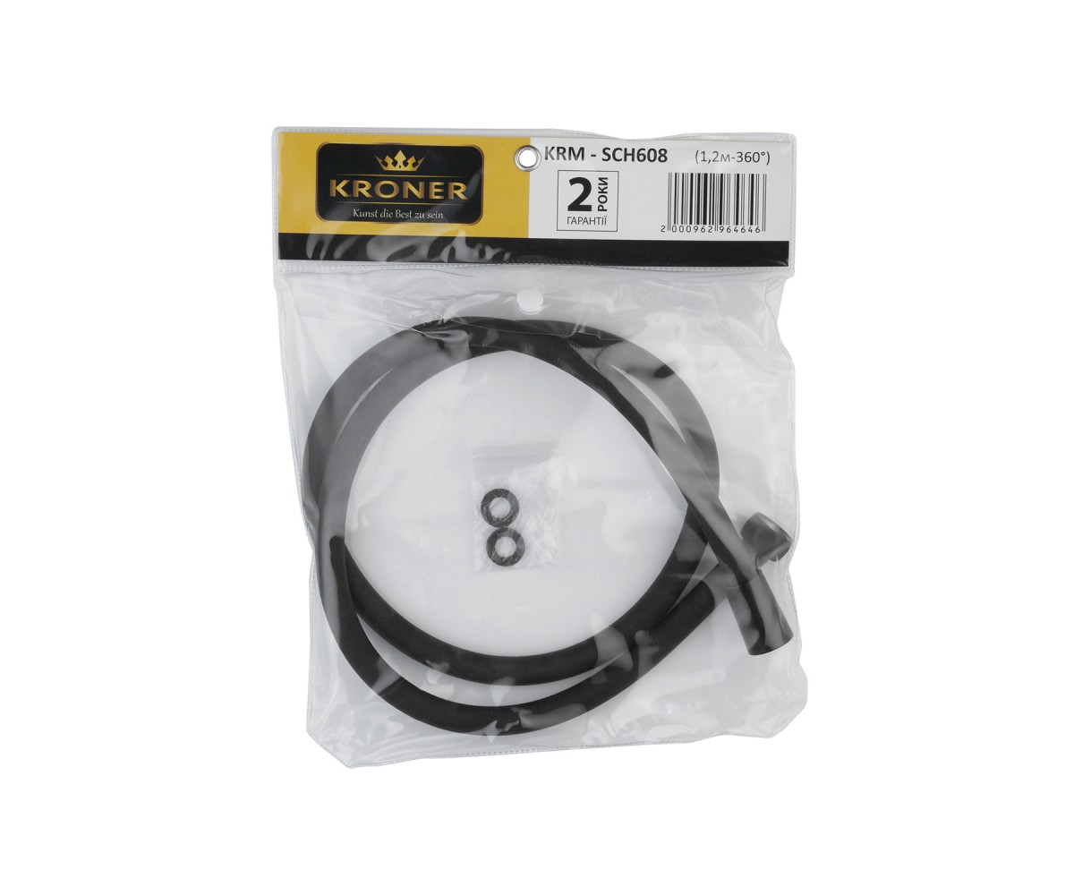 Шланг для душу Kroner KRM - SCH608 Anti-Twist 120 см  KRM-SCH608:Фото 3