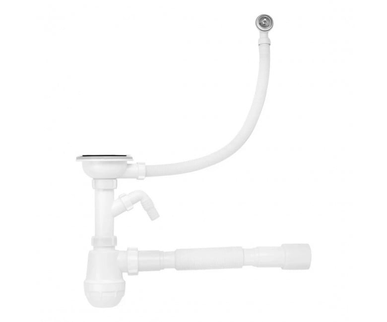 Сифон для мийки з переливом KRONER  KRM KS02R-1 KRM KS02R-1