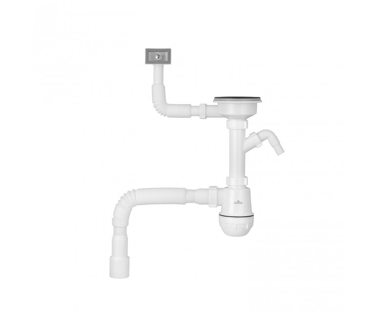 Миючий сифон KRONER  KS02-1BLK KS02-1BLK