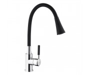 Змішувач з гнучким носиком KRONER KUCHE KUCHE-C132BLK