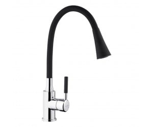 Змішувач з гнучким носиком KRONER KUCHE KUCHE-C132BLK