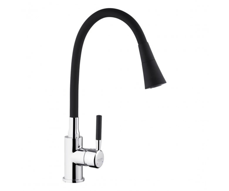 Змішувач з гнучким носиком KRONER KUCHE KUCHE-C132BLK KUCHE-C132BLK