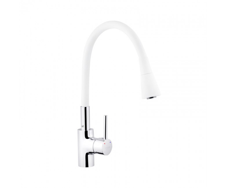 Однорычажный кухонный смеситель KRONER KUCHE KUCHE-C132WHI KUCHE-C132WHI