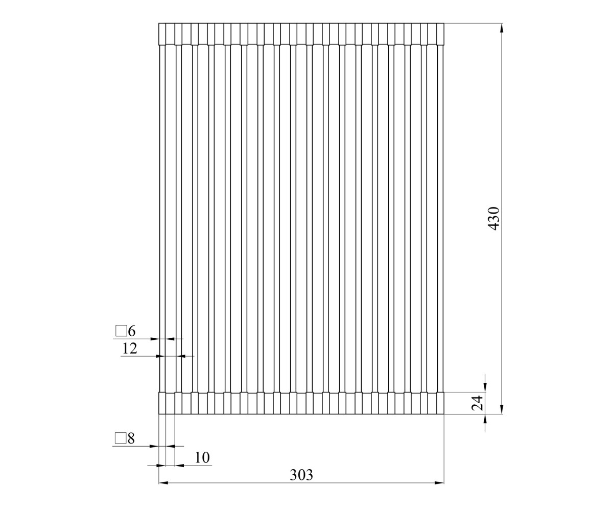 Сушилка-коврик  MATTE-SCH4331-1:Чертеж 