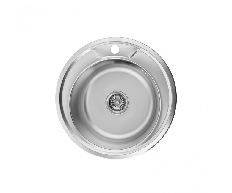 Врізна кругла мийка KRONER  SATIN-490 06160 SATIN-490 06160