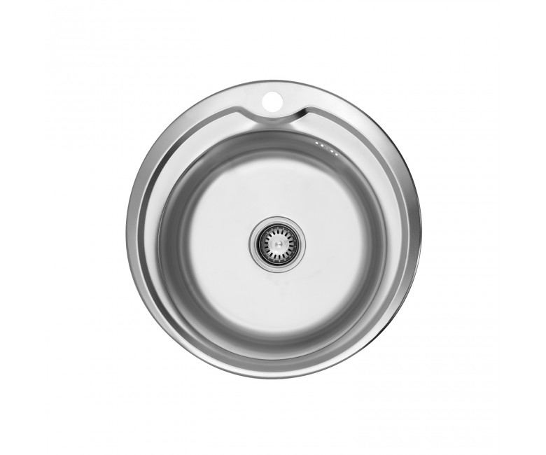 Кругла кухонна мийка KRONER  SATIN-510 06160 SATIN-510 06160