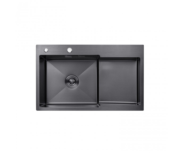 Кухонна мийка KRONER  SCHWARZE-7848LHM SCHWARZE-7848LHM