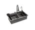 Кухонная мойка с аксессуарами  SCHWARZE-SET7545NBPVD:Фото 14