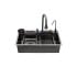 Кухонная мойка с аксессуарами  SCHWARZE-SET7545NBPVD:Фото 15