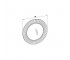 Настенное круглое зеркало  KARTELL H3863310860001:Чертеж 