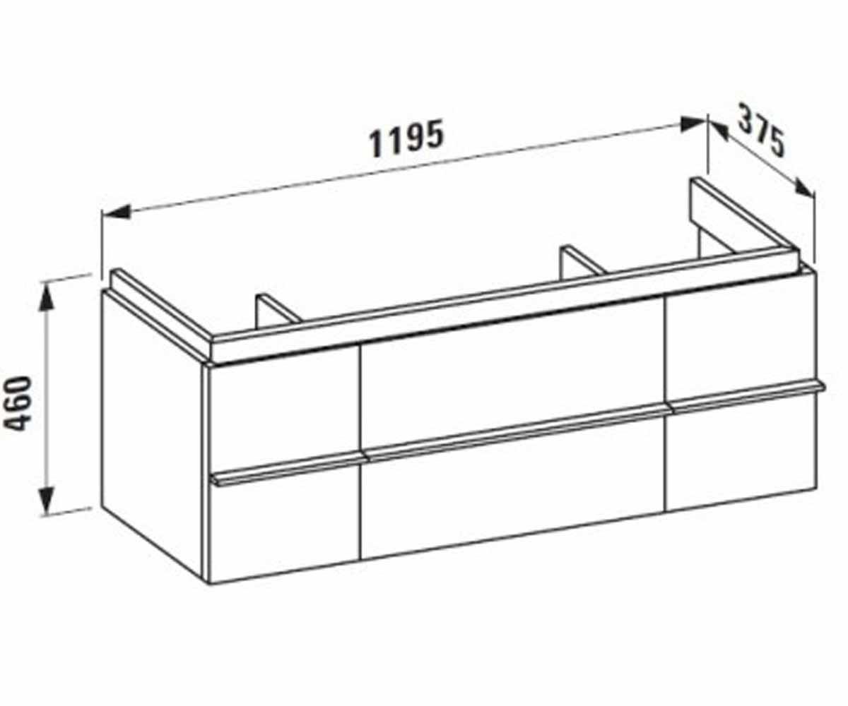 Шкафчик прямоугольный  CASE H4013010754631:Чертеж 
