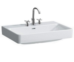 Раковина с тремя отверстиями под смеситель LAUFEN PRO S H8169644001081