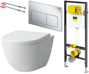 Унітаз з інсталяцією LAUFEN PRO H8619570000001+771973+678630+773717