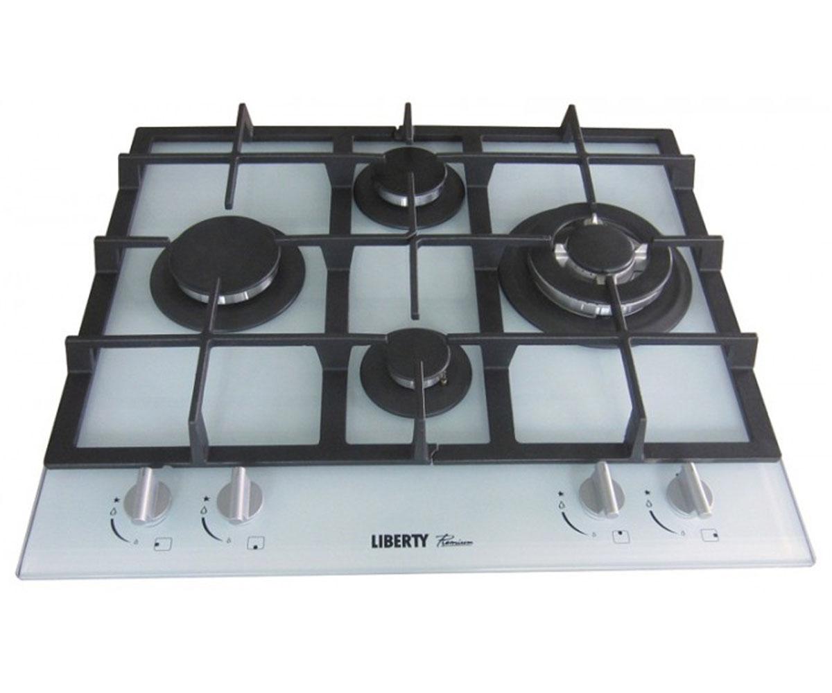 Варочная поверхность с белым стеклом LIBERTY  PG6141RG-CCW(428) PG6141RG-CCW(428)