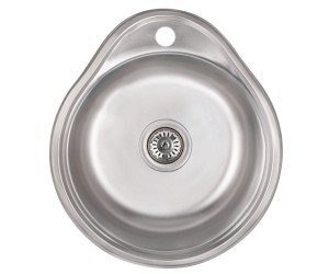 Мийка на стільницю 48х43 см LIDZ  484306SAT