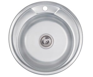 Мийка кругла 49 см LIDZ  490A06DEC