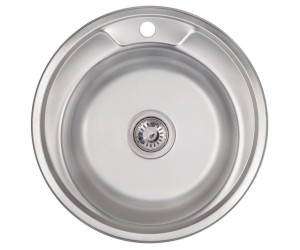 Мийка кругла 49 см LIDZ  490A06SAT