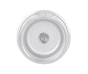 Кухонна мийка Lidz 510-D 0,8 мм Satin (LIDZ510DSAT) LIDZ  510DSAT08