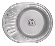 Мойка овальная 57х45 см LIDZ  5745SAT08