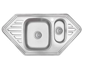 Раковина з полуторною чашею LIDZ  9550CEC08