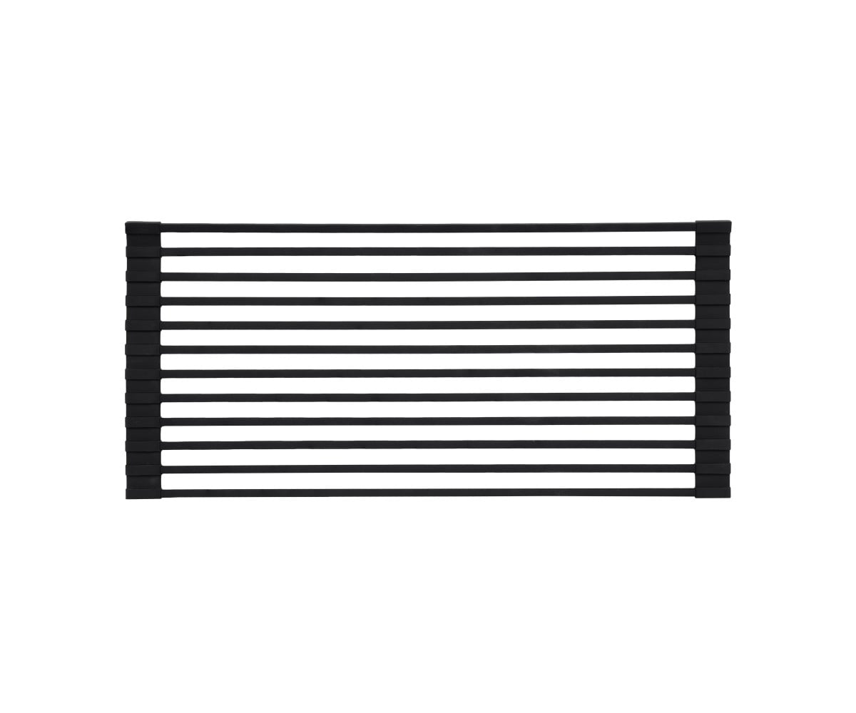 Сушилка на кухонную мойку Lidz Acsis LA04 Black, квадратна основа, для посуды 430х216 мм LDACSLA04BLM49762  LDACSLA04BLM49762:Фо