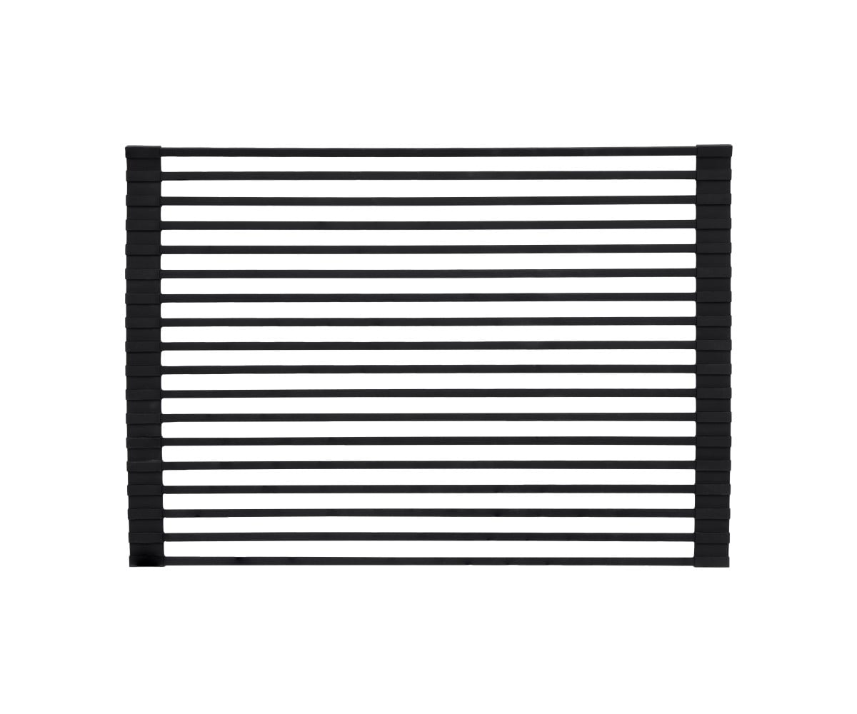 Сушилка на кухонную мойку Lidz Acsis LA06 Black, квадратна основа, для посуды 430х300 мм LDACSLA06BLM49764  LDACSLA06BLM49764:Фо