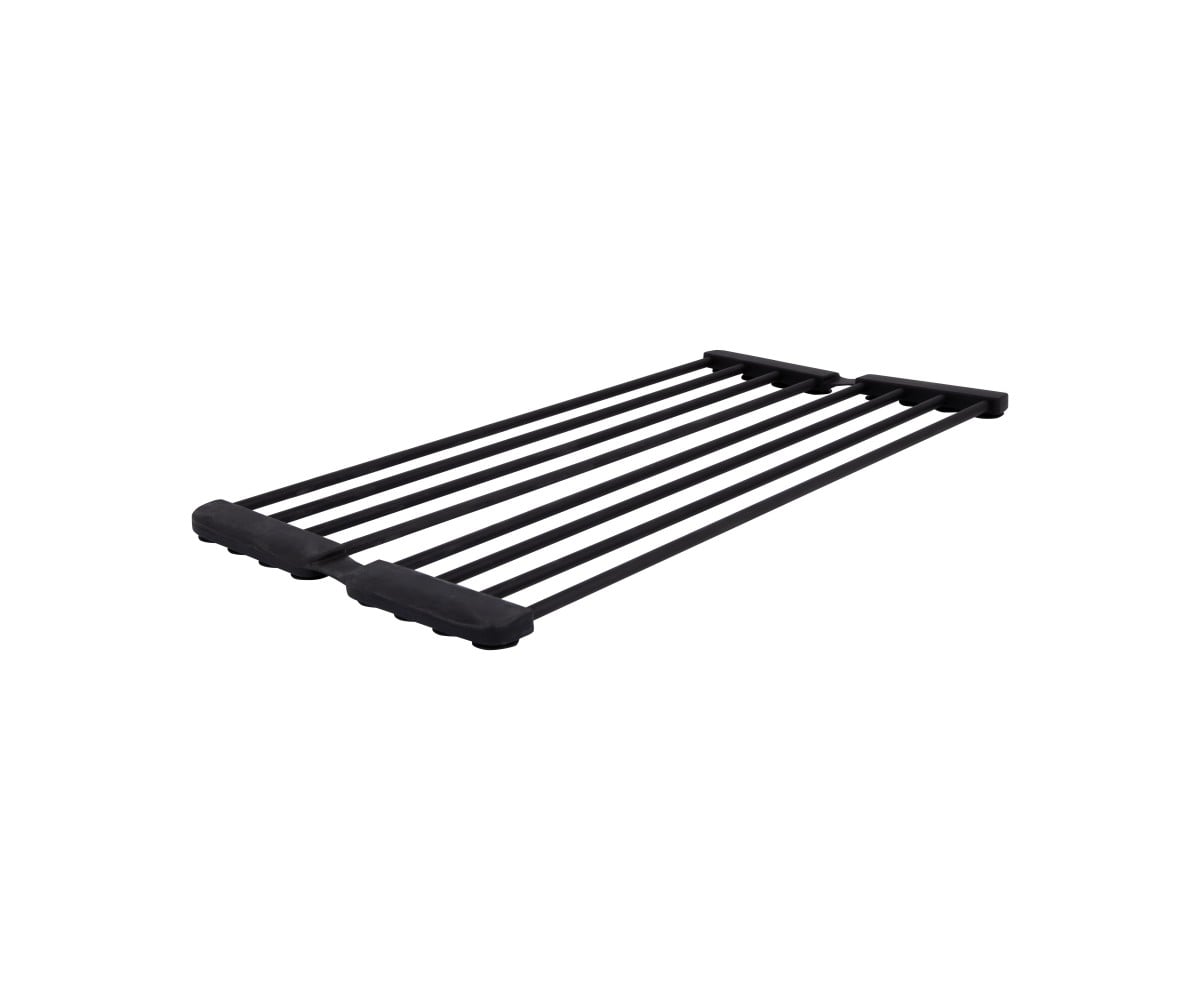Сушарка на кухонну мийку з присоскою Lidz Acsis LA09 Black, кругла основа, для посуду 440х224 мм LDACSLA09BLM49777 LIDZ  LDACSLA09BLM49777 LDACSLA09BLM49777