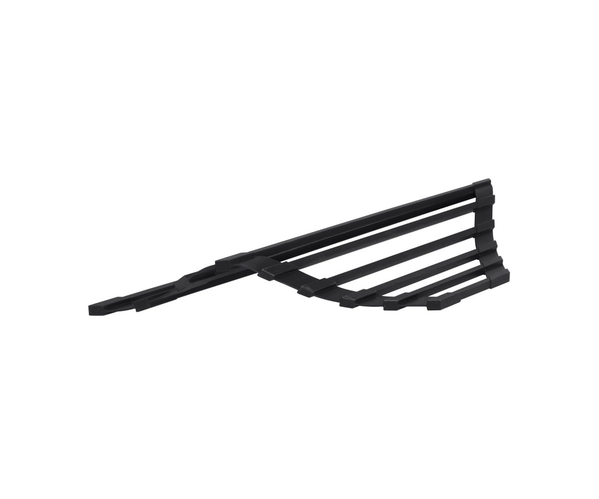 Сушилка на кухонную мойку угловая Lidz Acsis LA18 Black, квадратна основа, для посуды 430х175 мм LDACSLA18BLM49771  LDACSLA18BLM