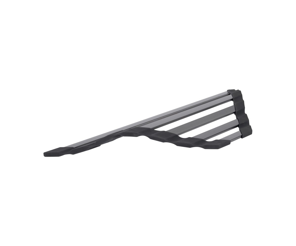 Сушилка на кухонную мойку угловая Lidz Acsis LA20 Black, плоска основа, для посуды 477х198 мм LDACSLA20BLM49773  LDACSLA20BLM497