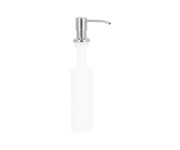 Дозатор для миючого засобу Lidz Acsis LA29 Brushed Steel, круглий LDACSLA29BRU49828 LIDZ  LDACSLA29BRU49828