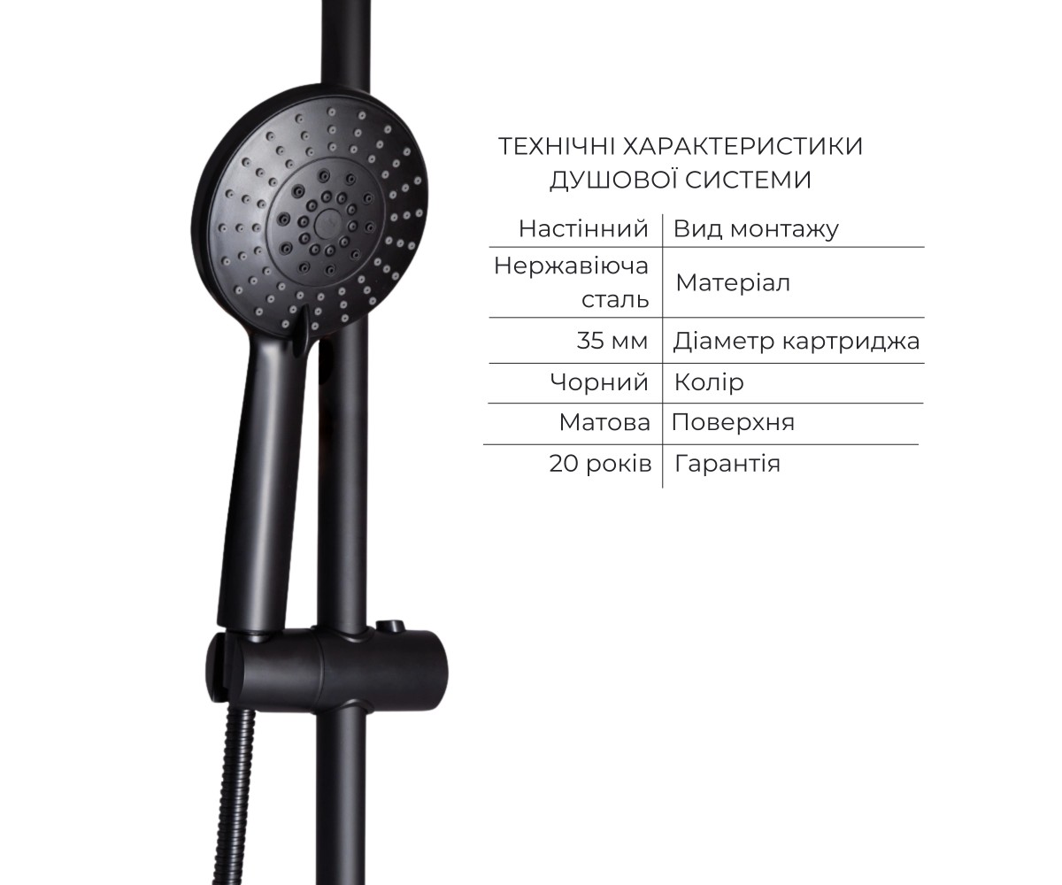 Набор смесителей для ванной комнаты  ARIA LDARI1031BLA4337047693:Фото 2