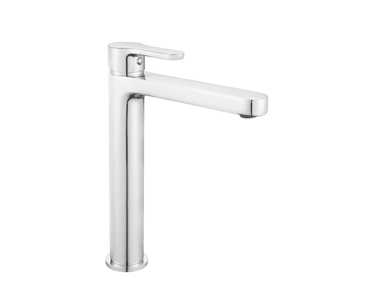 Змішувач латунний для раковини Lidz Astra 001FH високий (k35) LDAST001FHCRM48090 Chrome LIDZ  LDAST001FHCRM48090 LDAST001FHCRM48090