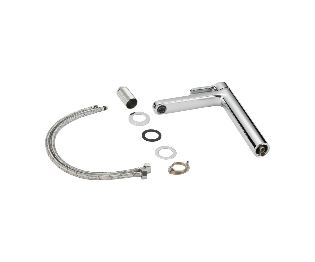 Смеситель латунный для раковины Lidz Astra 001FH высокий (k35) LDAST001FHCRM48090 Chrome  LDAST001FHCRM48090:Фото 8