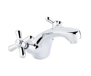 Змішувач для раковини Lidz Dominox 161 двохвентильний LDDOM161CRM35532 Chrome LIDZ  LDDOM161CRM35532