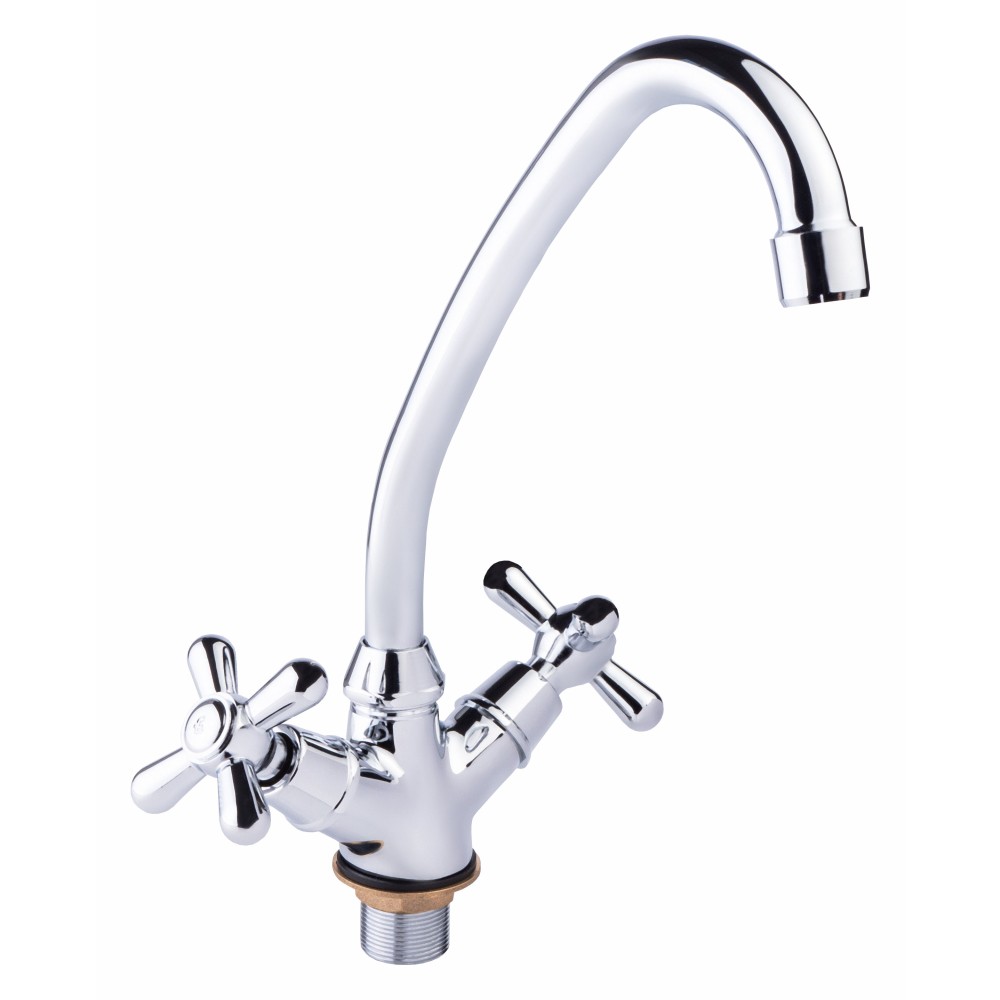 Змішувач для кухні Lidz Dominox 271F двохвентильний LDDOM271FCRM35535 Chrome LIDZ  LDDOM271FCRM35535 LDDOM271FCRM35535