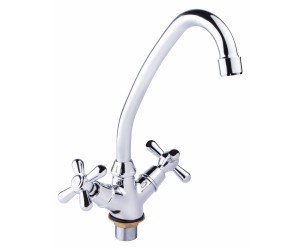 Змішувач для кухні Lidz Dominox 271F двохвентильний LDDOM271FCRM35535 Chrome LIDZ  LDDOM271FCRM35535