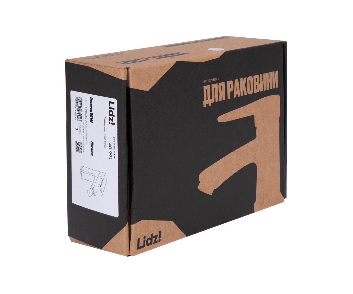Смеситель для биде Lidz Dozorca 001AF (k35) Chrome LDDOZ001AFCRM48991  LDDOZ001AFCRM48991:Фото 2