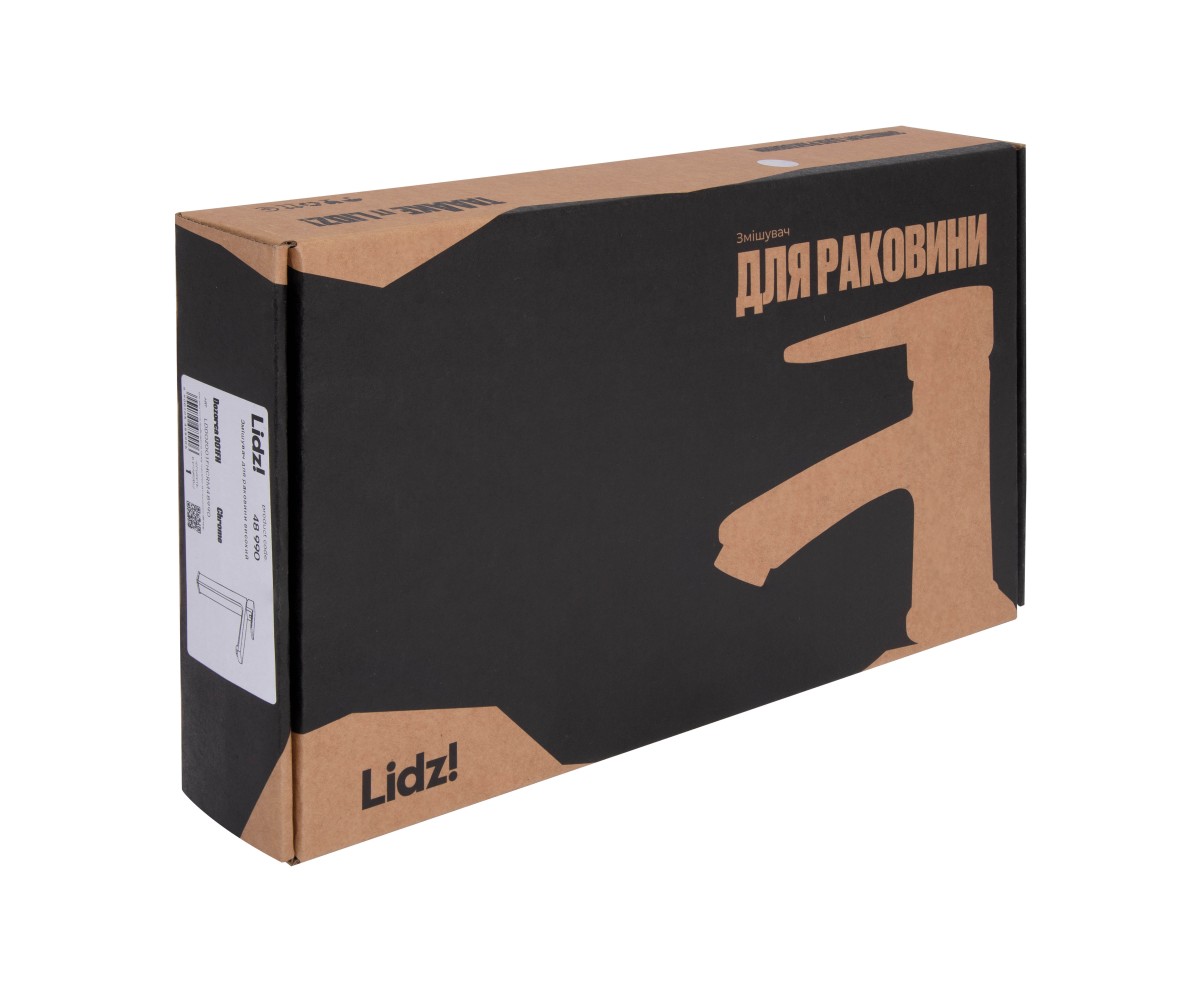 Смеситель для раковины Lidz Dozorca 001FH высокий (k35) Chrome LDDOZ001FHCRM48990  LDDOZ001FHCRM48990:Фото 2