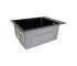 Мойка для кухни интегрированная Lidz Handmade H4050B Brushed Black PVD 3,0/1,0 мм LDH4050BRUBLM49439  LDH4050BRUBLM49439:Фото 6