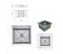 Акционный набор Lidz: мойка Handmade H4545 Decor 2,5/0,5 мм + K01G корзина для кухонной мойки  LDH4545HDEC4943750957:Фото 4