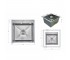 Мойка для кухни интегрированная Lidz Handmade H4545H Decor Honeycomb 2,5/0,5 мм LDH4545HDEC49437  LDH4545HDEC49437:Фото 4