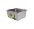 Мойка для кухни интегрированная Lidz Handmade H4545H Decor Honeycomb 2,5/0,5 мм LDH4545HDEC49437  LDH4545HDEC49437:Фото 6