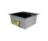 Мойка для кухни интегрированная Lidz Handmade H4545HB Decor Black PVD Honeycomb 2,5/0,5 мм LDH4545HDECBLM49438  LDH4545HDECBLM49