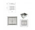 Акционный набор Lidz: мойка Handmade H4843 Brushed 3,0/1,0 мм + K01G корзина для кухонной мойки  LDH4843BRU4944150955:Фото 4