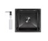 Мийка для кухні інтегрована під стільницю Lidz Handmade H4843B Brushed Black PVD 3,0/1,0 мм LDH4843BRUBLM49440 LIDZ  LDH4843BRUBLM49440 LDH4843BRUBLM49440