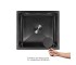 Мойка для кухни интегрированная под столешницу Lidz Handmade H4843B Brushed Black PVD 3,0/1,0 мм LDH4843BRUBLM49440  LDH4843BRUB